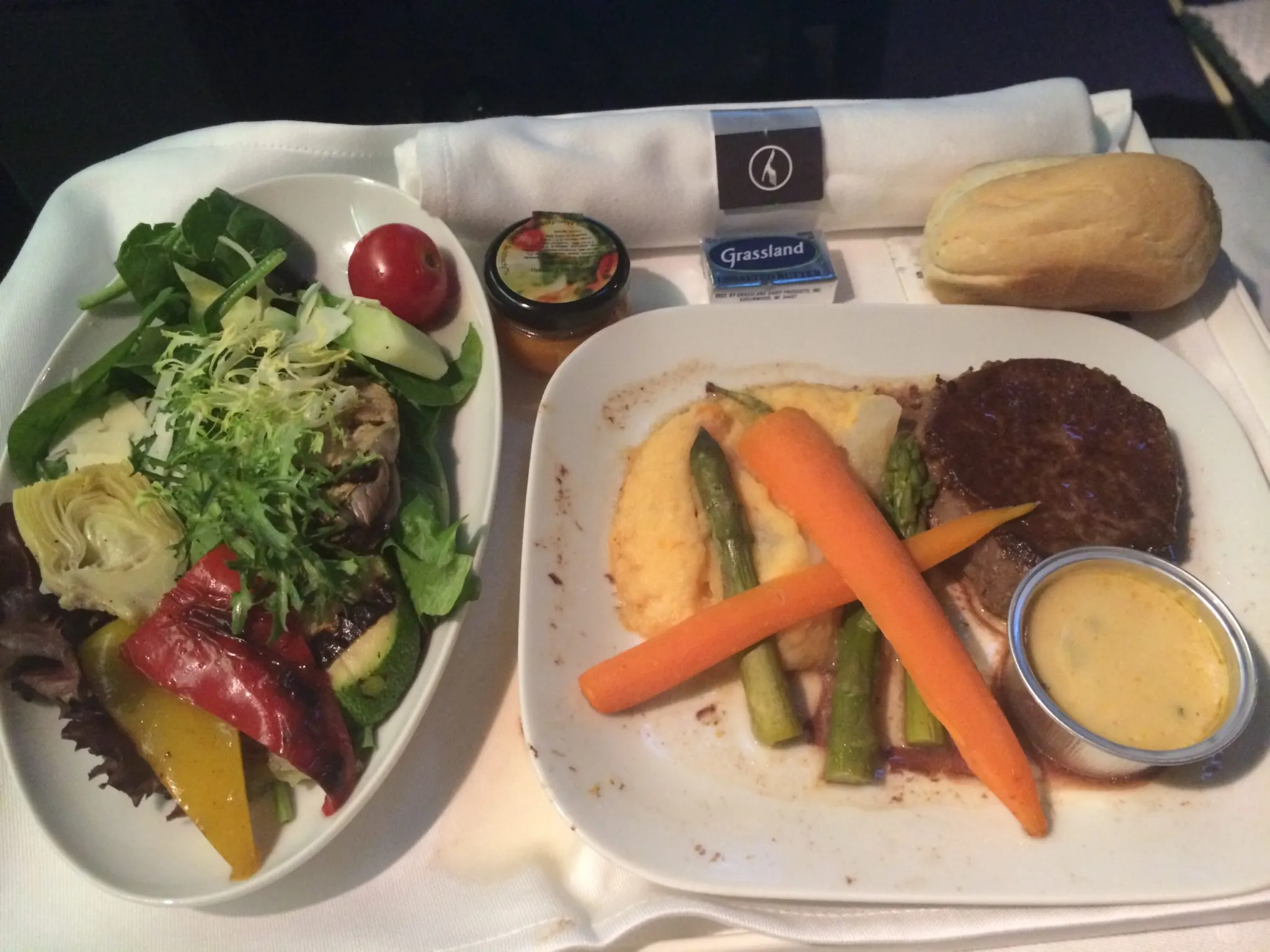 Inflight Taste Test: Lufthansa's new Taste of America menu - Runway ...
