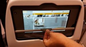 Lufthansa Systems integrated screen