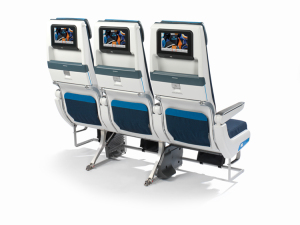 KLM Recaro 3710 economy class 777-200 seat back