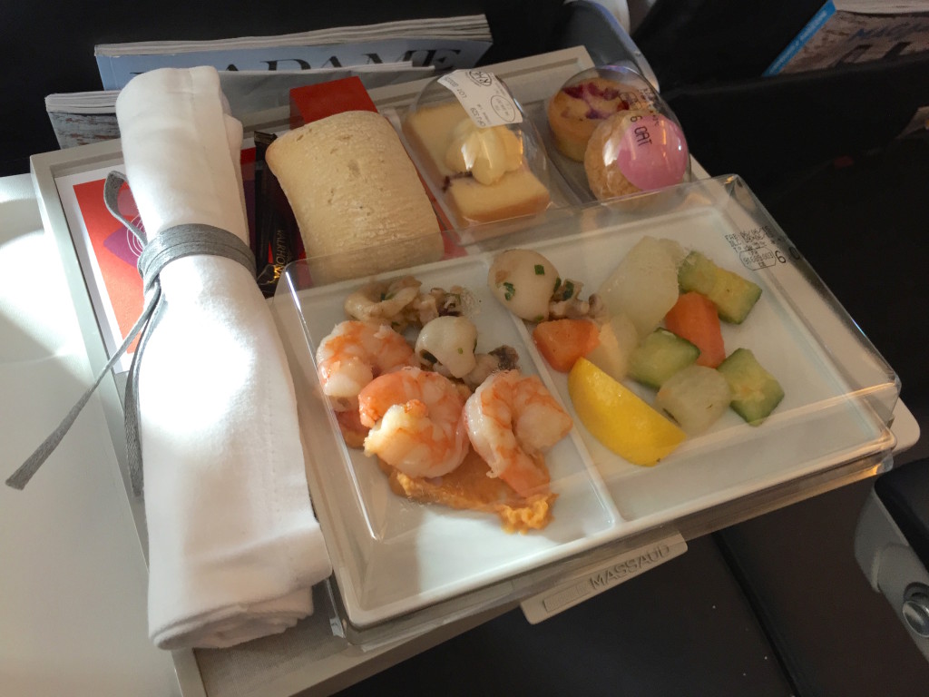 Air France's meal really made the flight for me