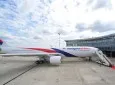 Malaysia Airlines A330 is parked at the airport
