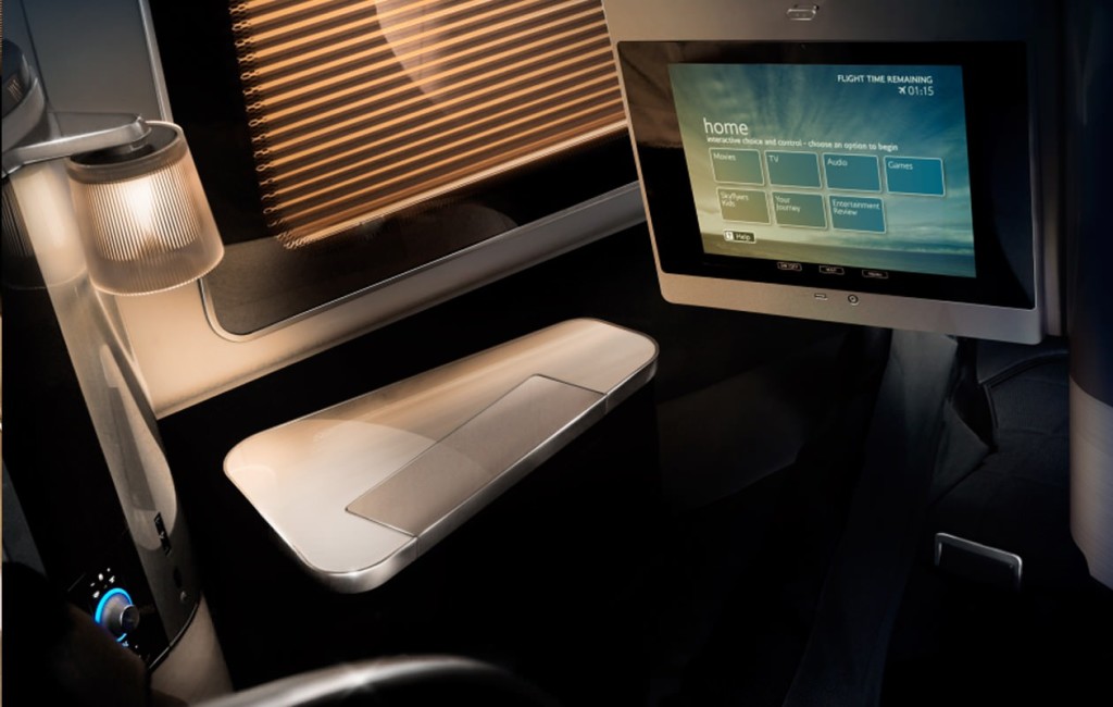 The premium cabin IFE conundrum - big screen further away, or smaller screen close up?