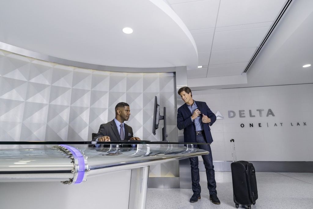 Delta also offers an exclusive fast-track entry at LAX — will only the most exclusive celebs be using the new terminal. Image: Delta.