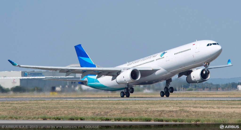 Garuda's new seats will be installed on a factory-fresh A330. Image - Airbus