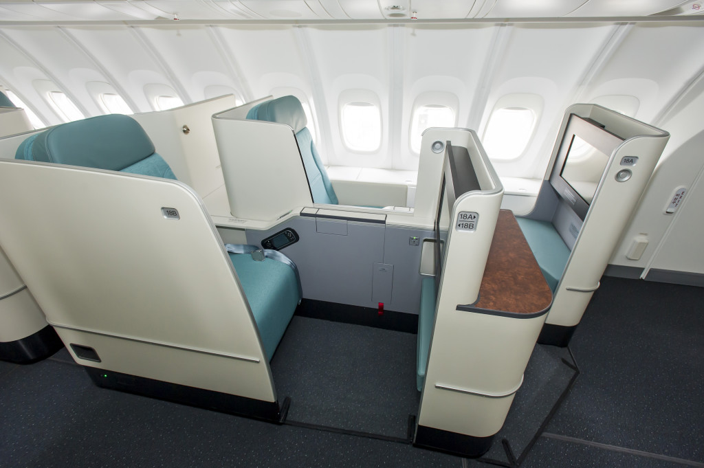 In addition to the 747 8I Korean Airs refit A330 aircraft also use the BE Apex seat