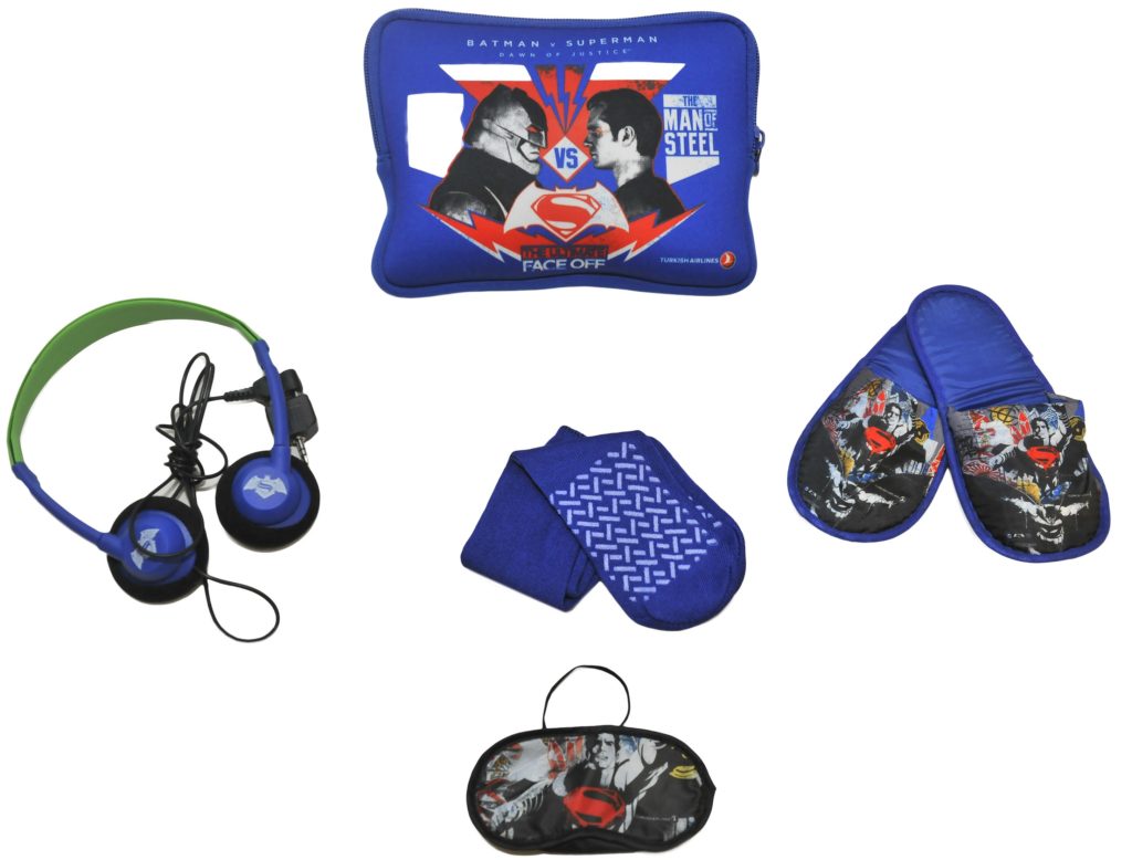 Turkish Airlines Amenity Kits - Limited Edition Batman v Superman 