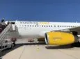 Vueling A320 being boarded.