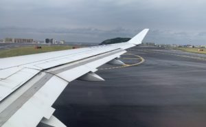 Wing of Korean Air A220
