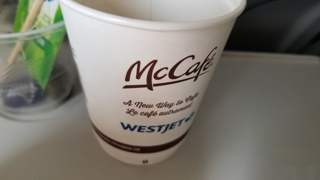 McCafe/Westjet Coffee Cup