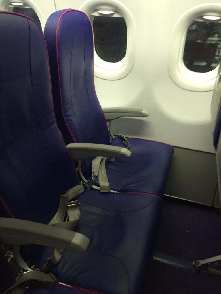 Wizz Air Seat up close