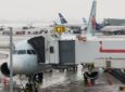 Air Canada Airbus A320 at the gate at Toronto Pearson