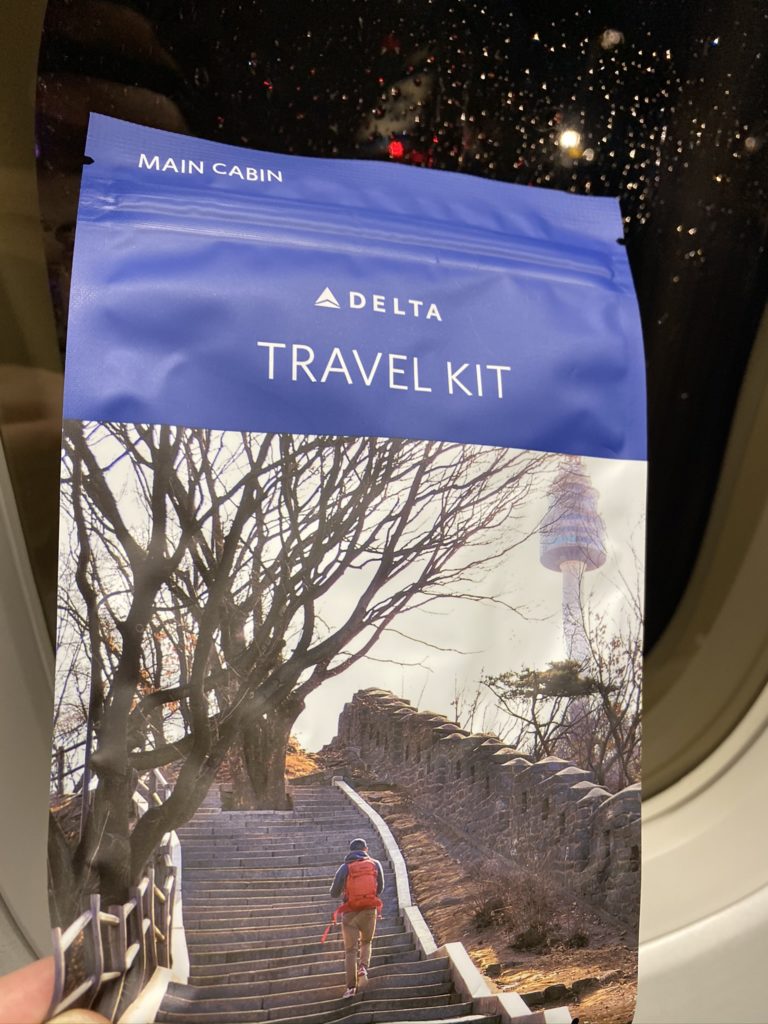 Delta Air Lines Travel kit pouch