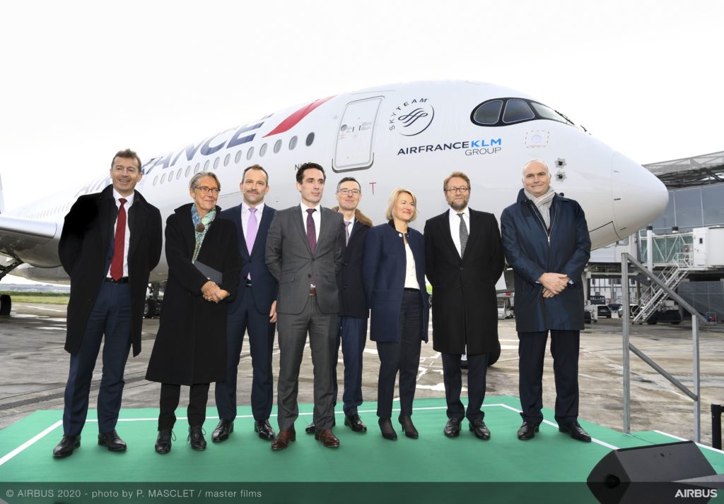 Sustainable biofuels in French Air Transport visit Group picture