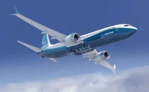 Boeing 737 MAX 9 in flight