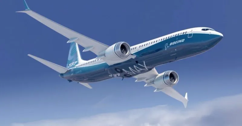 Boeing 737 MAX 9 in flight
