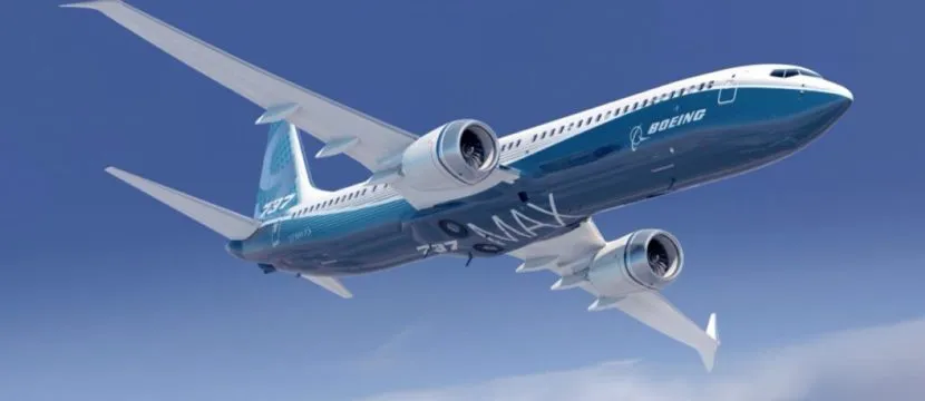 Boeing 737 MAX 9 in flight