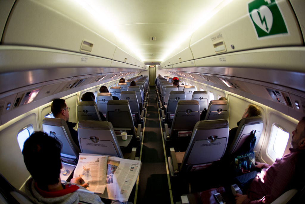 interior of the Fokker 50