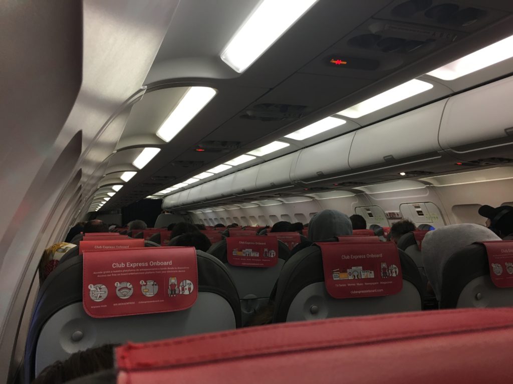 iberia express aircraft interior