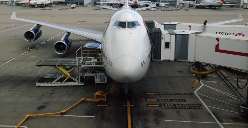 British Airways 747 at London Heathrow
