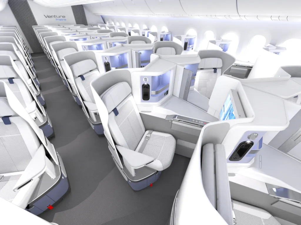 Jamco reveals new antimicrobial seat, Venture Pristine Runway