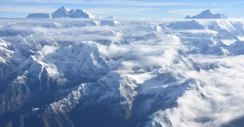 Caeli Nova Himalayas aerial view.