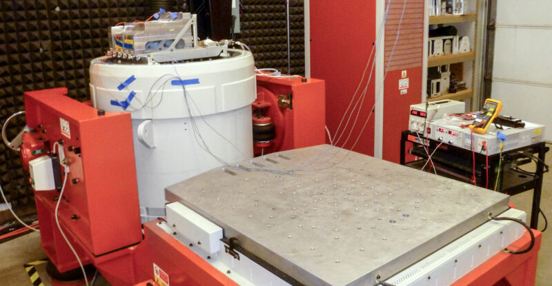 CIT Vibration and Mechanical Shock Testing machine.