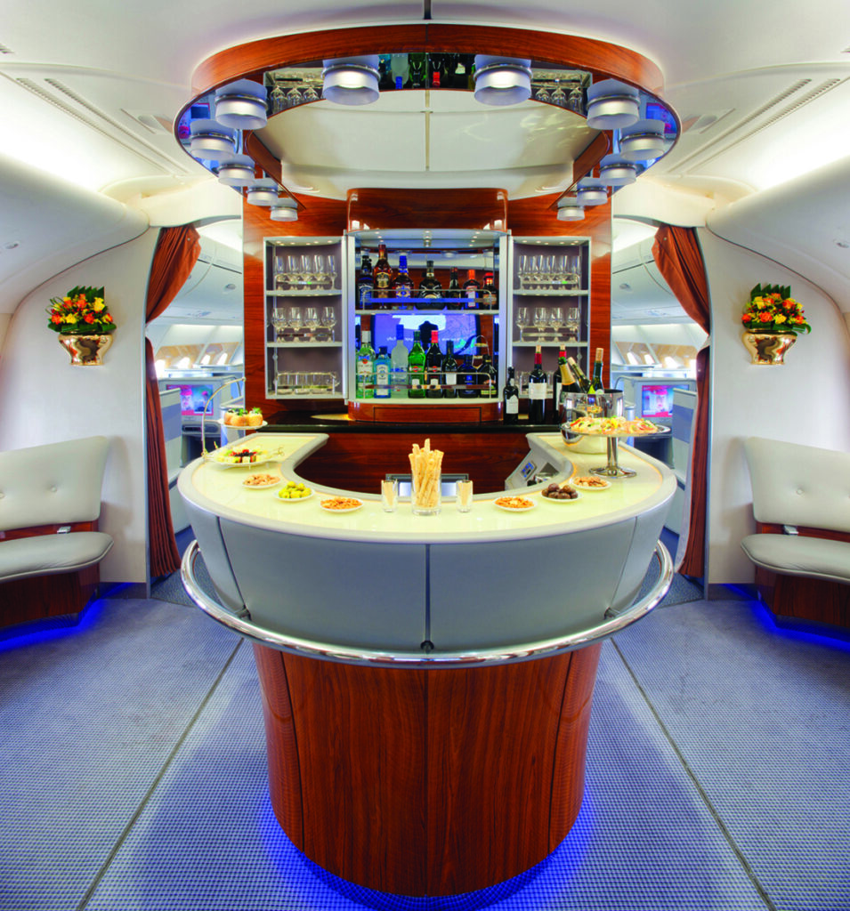 Original Emirates A380 Business Bar