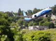 737 MAX 10 taking off