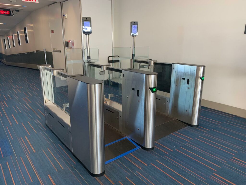 Biometric scanners to facilitate boarding