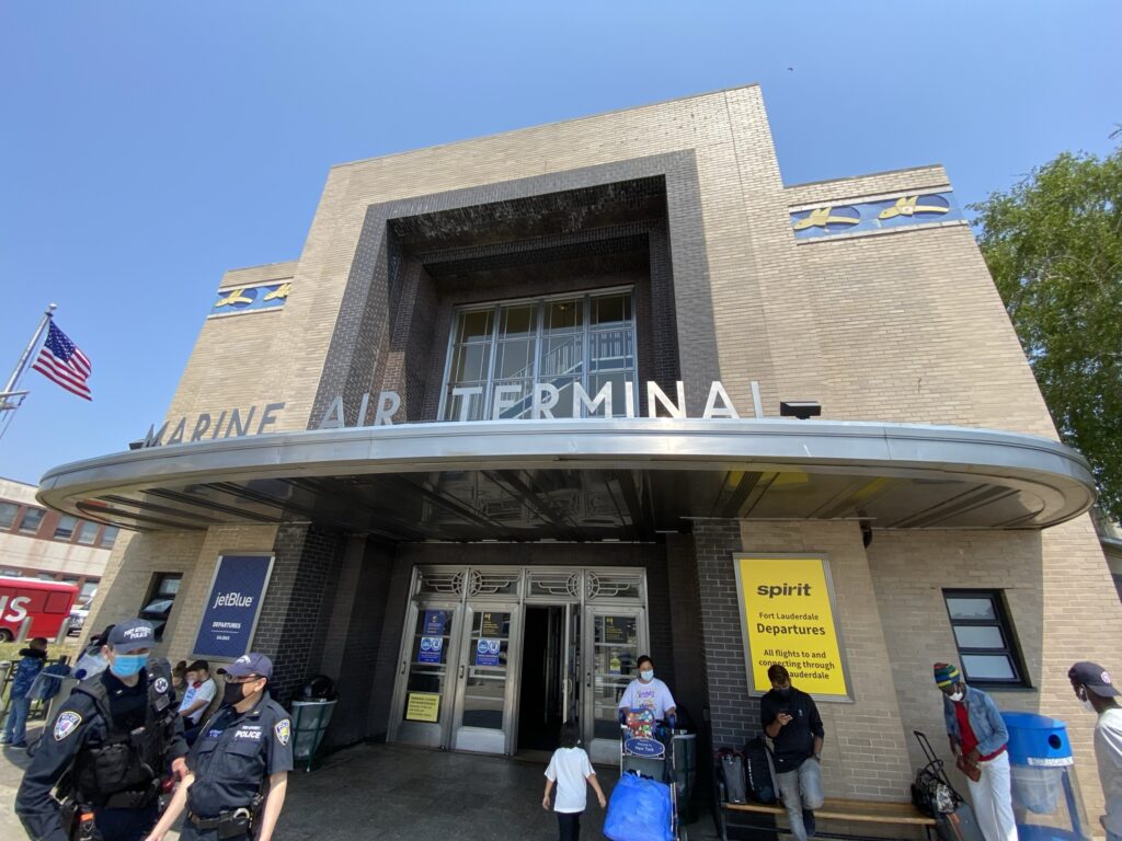 Marine Air Terminal (MAT) at LaGuardia. Entry way.