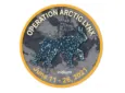 Operation Arctic Lynx Logo with the dates June 11-26 2021. It is a circular logo with a lynx depicted via stars like a constellation.