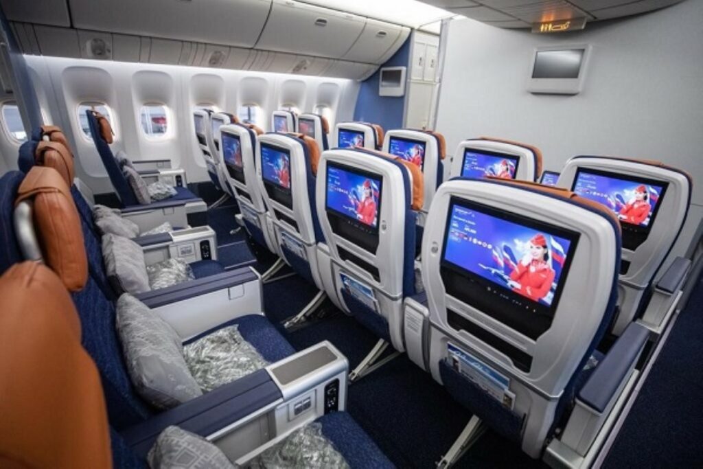 IFE on the Aeroflot Boeing 777