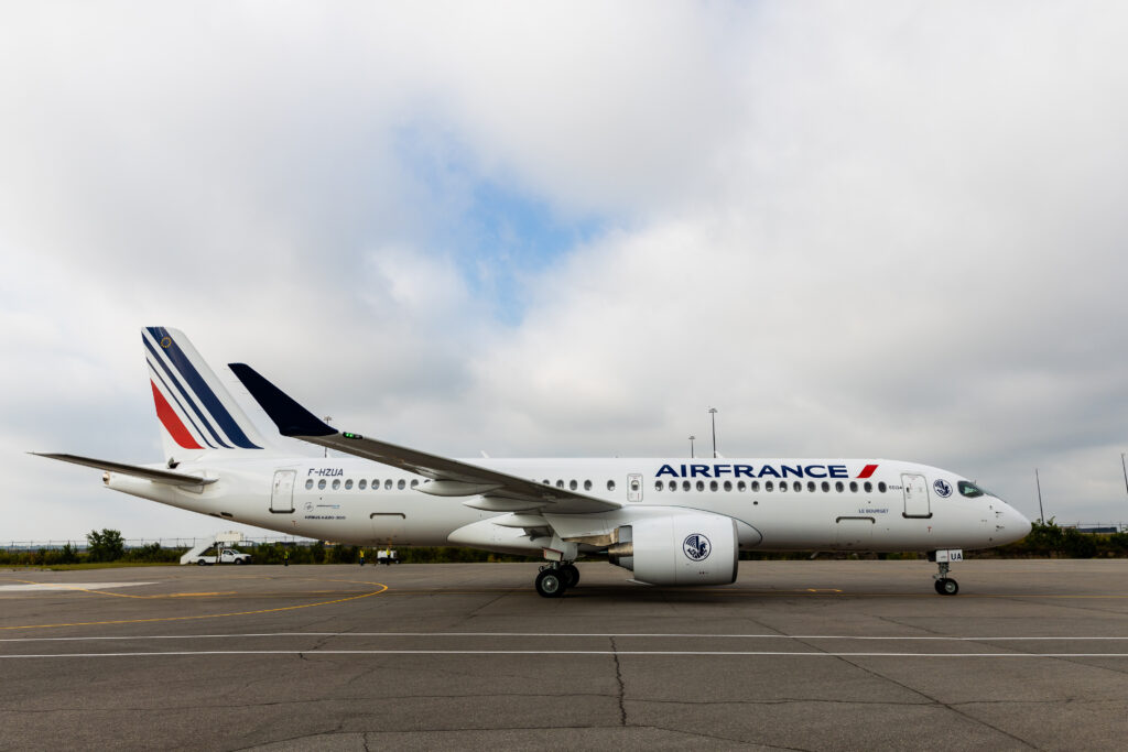 Air France A22-300 on the tarmac.