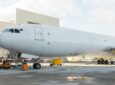 Airbus A330-300 P2F freighter at the airport.