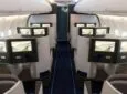 China Airlines A321neo business class section with IFE screens by Safran Passenger Innovations