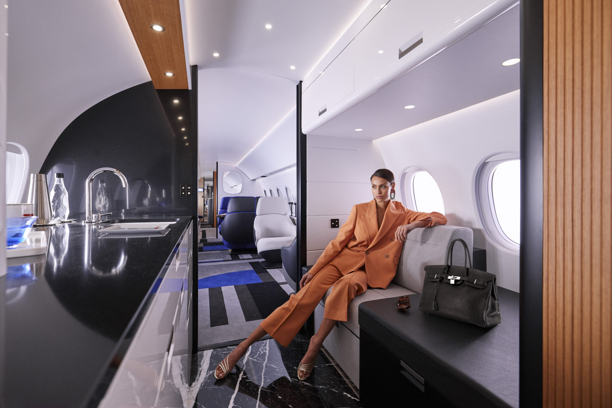 Dassault Falcon 10X cabin is masterclass in French design inspiration ...