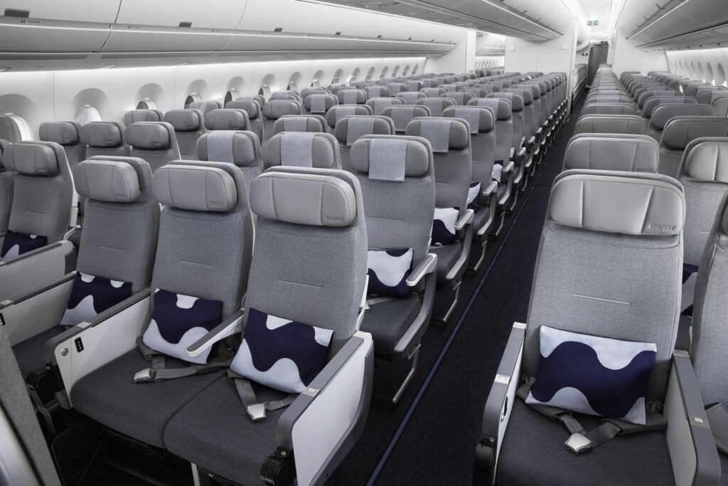 Economy class on Finnair A350