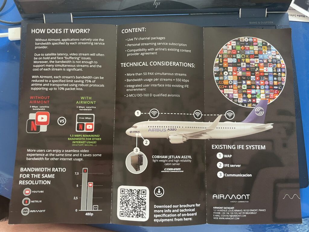 Photo of Airmont pamphlet from AIX 2022