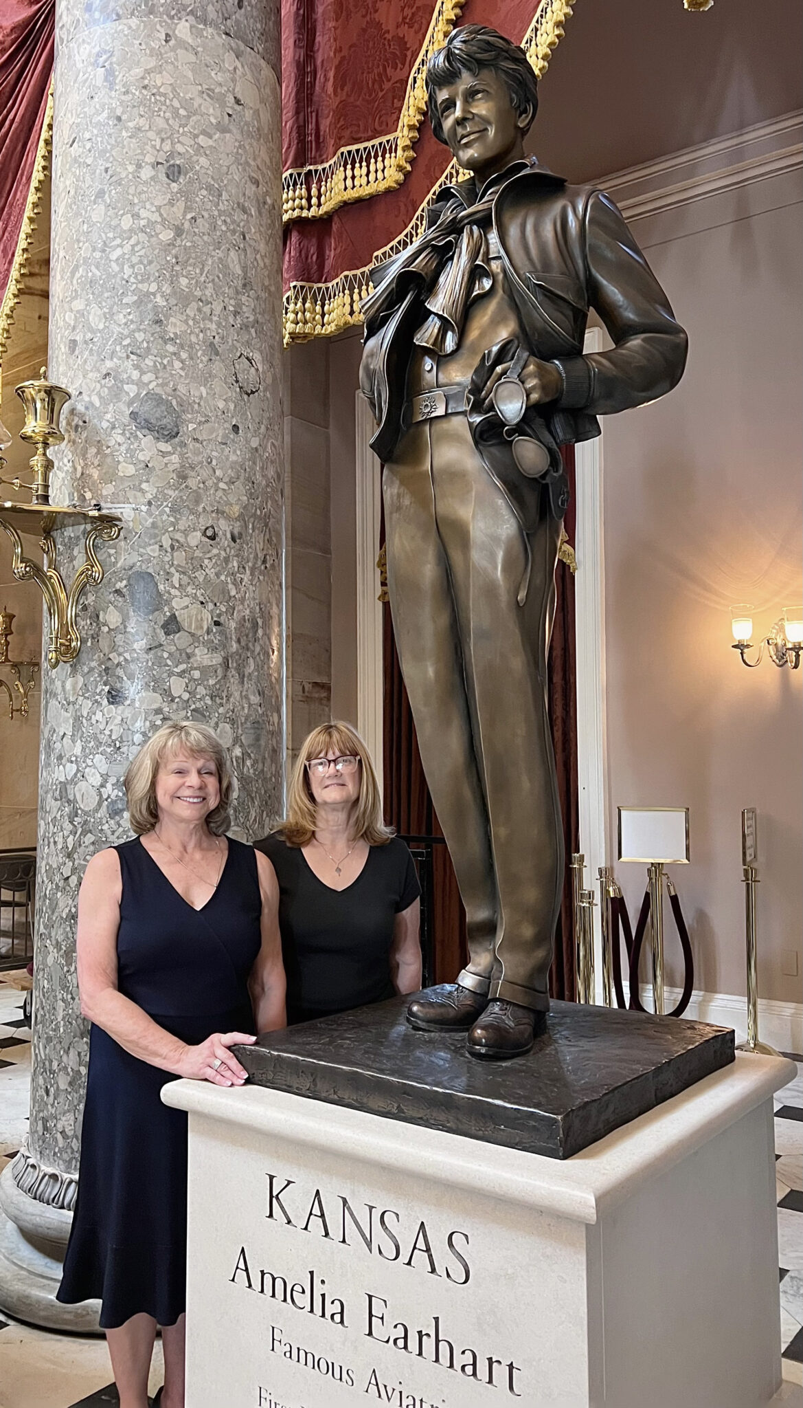 Aviator Amelia Earhart Honored With Statue at U.S. Capitol – NBC4 Washington