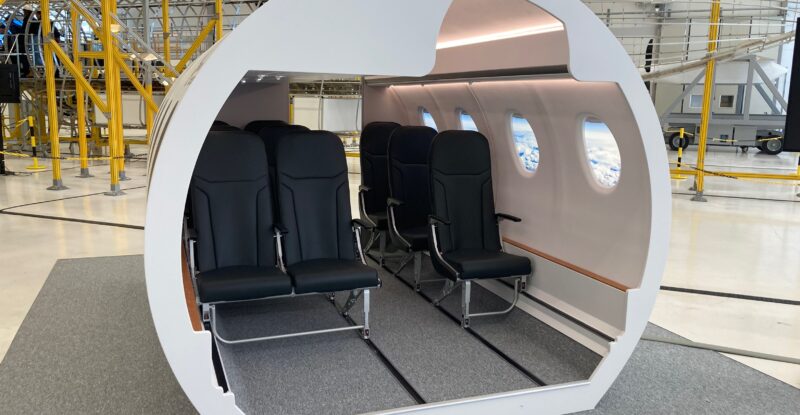 Rendering of the ES-30 interior supported by MSB RG expertise.