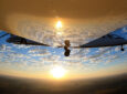 A view from under the wing of Alice at sunrise. Image: Eviation Aircraft