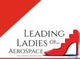 Words "Leading Ladies of" beside a red high heel shoe that looks like stairs.