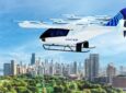 Eve eVTOL vehicle concept in United Airlines livery. Image: EVE