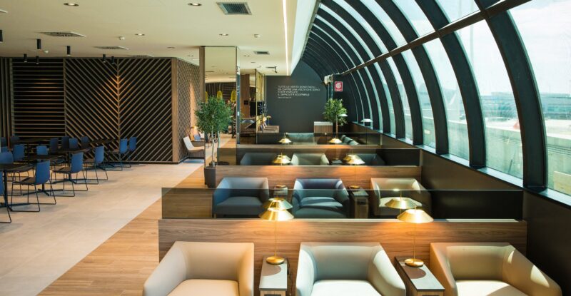 Star Alliance lounge in FCO, Rome. Image: Star Alliance