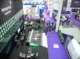 AIX show floor is busy with attendees.