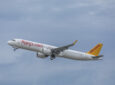 Pegasus Airlines A321neo in flight.