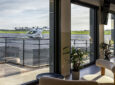 Looking out the lounge window to see a VoloCity Volocopter. Image: SITA