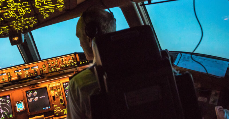 Pilots flying over the ocean. Many of them rely on Inmarsat safety services