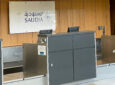 The check-in counters for SAUDIA at an airport. SkyFive has already equipped a SAUDIA aircraft with its solution.