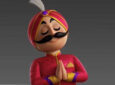 Air India's new Maharaja is slimmer and features a new turban and shoes.